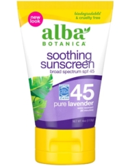Alba Botanica Soothing Sunscreen Pure Lavender SPF 45 薰衣草防曬乳液 4盎司 118ml