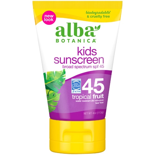 Alba Kids Sunscreen SPF 45 孩童專用防曬乳液 4盎司 118ml