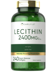 Carlyle Lecithin 2400mg (兩顆）大豆卵磷脂 含豐富磷脂膽鹼 200軟膠囊