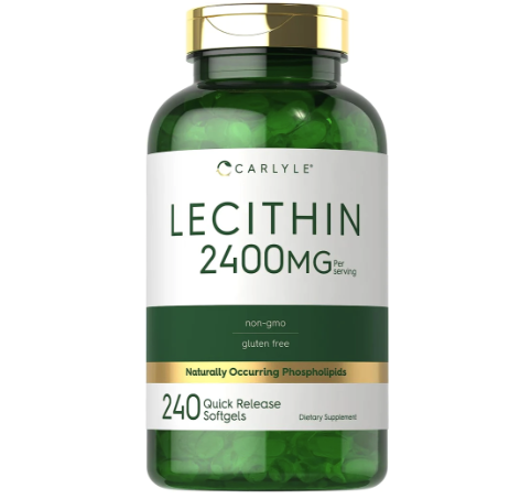Carlyle Lecithin 2400mg (兩顆）大豆卵磷脂 含豐富磷脂膽鹼 200軟膠囊