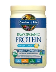 Garden of Life Raw Organic Protein Vanilla 有機植物性蛋白粉-香草620克