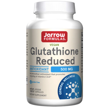 Jarrow 榖胱甘肽還原態Glutathione Reduced 500mg 120膠囊- Vitamin East West