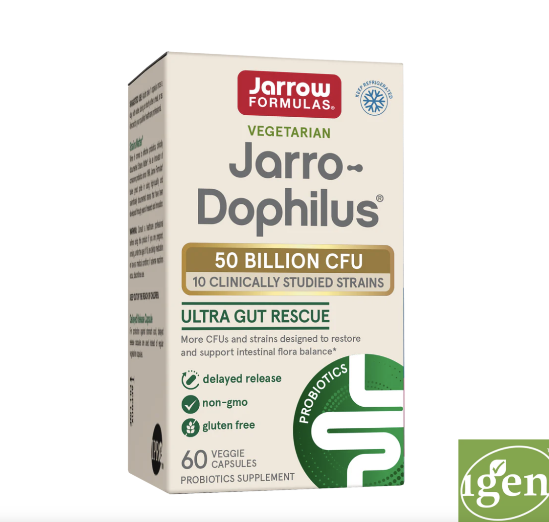 Jarrow 10種益生菌 500億ULTRA Jarro-Dophilus 60素食膠囊