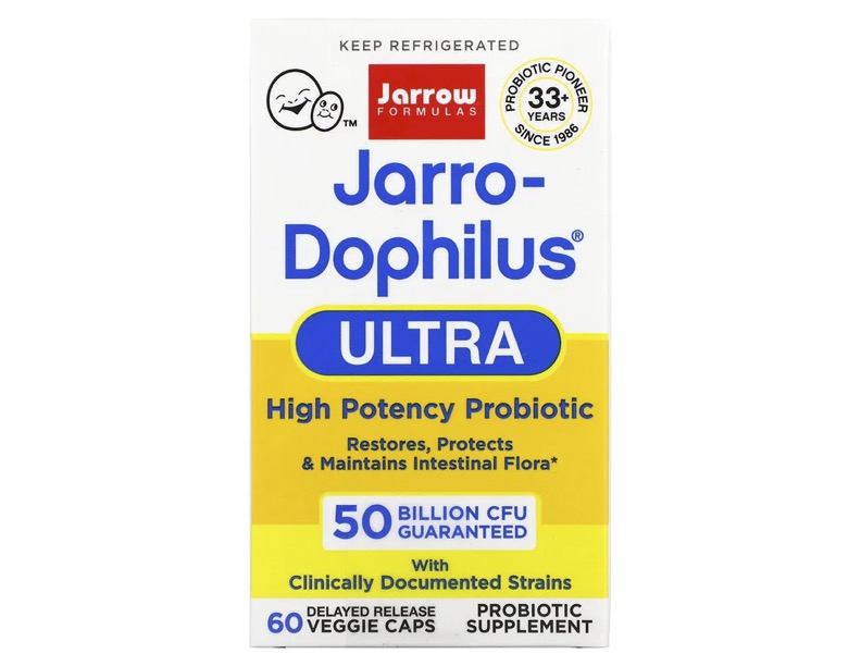 Jarrow 10種益生菌500億ULTRA Jarro-Dophilus 60素食膠囊