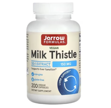 Jarrow Milk Thistle 乳薊/水飛薊萃取 150 mg 200膠囊