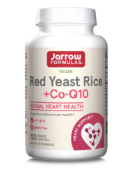 Jarrow Red Yeast Rice 紅趜萃取600mg＋ 輔助酵素CoQ10 50mg 120膠囊