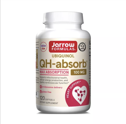 Jarrow Ubiquinol QH-Absorb (還原型輔酶Q10) 100mg 120軟膠囊