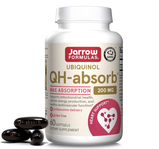 Jarrow Ubiquinol QH-Absorb (還原型輔酶Q10) 200mg 60軟膠囊