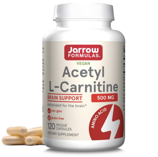 Jarrow 乙酰左旋肉鹼 Acetyl L-Carnitine 500mg 120膠囊 (素食)