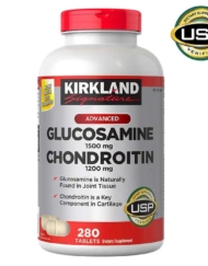 Kirkland Glucosamine & Chondroitin葡萄糖氨1500mg＋軟骨素1200mg 280錠(新大瓶裝）