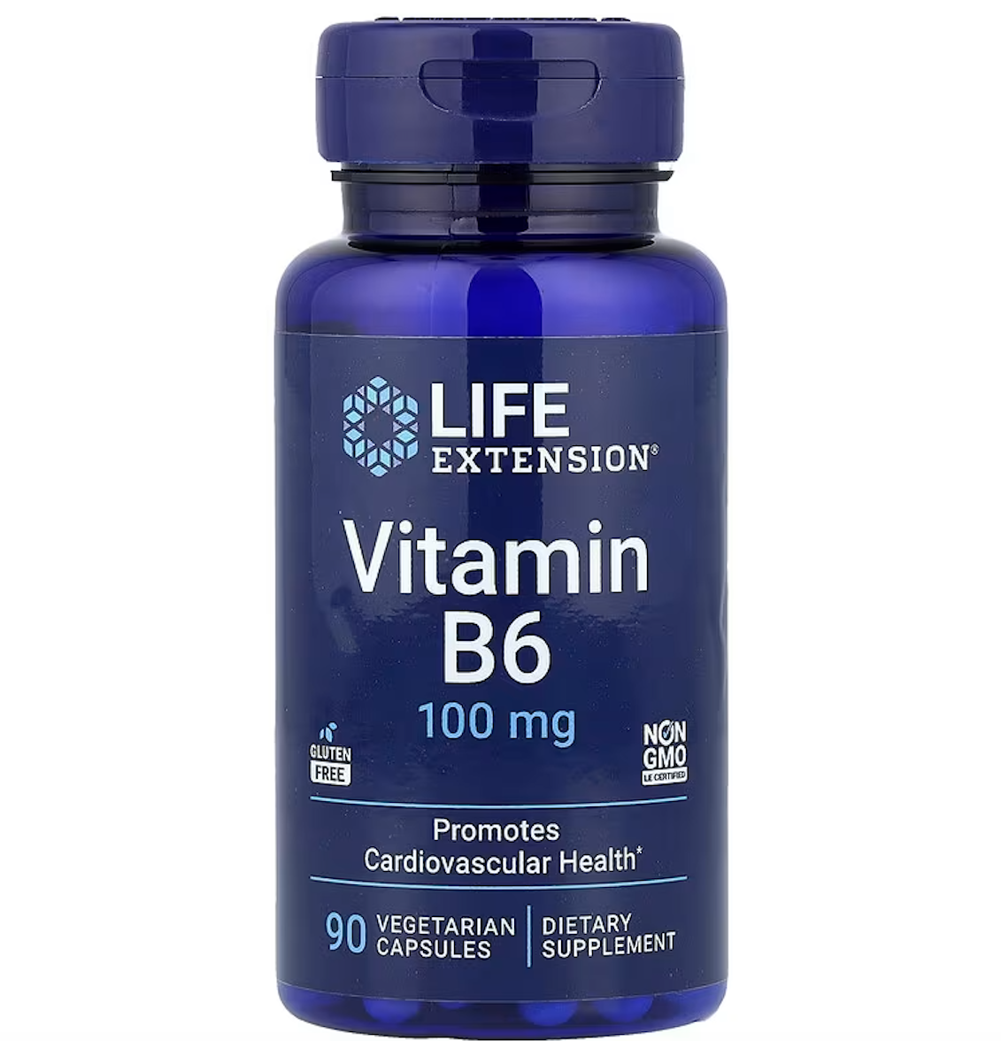 Life Extension 維他命B6 100mg 90膠囊(素食)