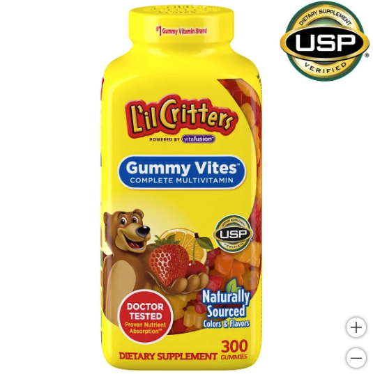 L'il Critters Gummy Vites兒童綜合維他命300隻熊軟糖