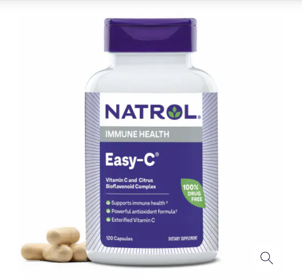 Natrol Easy-C 專利酯化維他命C 500mg 類黃酮120膠囊(素)