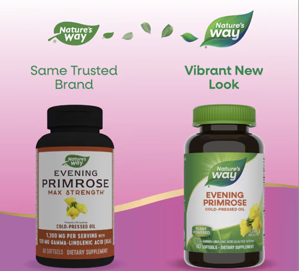 Nature's Way (冷壓榨)月見草油Primrose Oil 1300mg 60軟膠囊