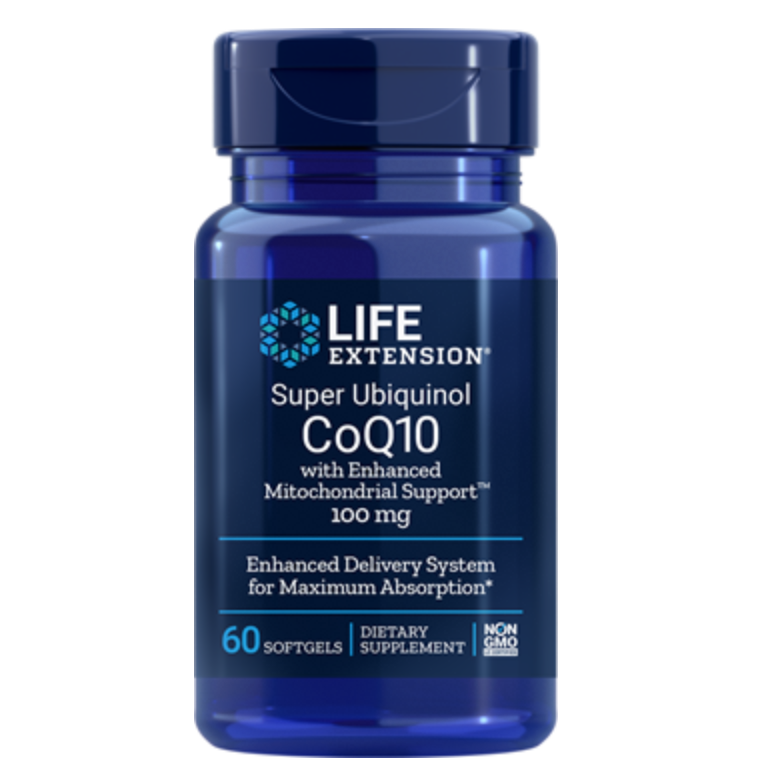 Life Extension Ubiquinol CoQ10 100mg (還原型輔酶Q10) 60軟膠囊 Vitamin East West