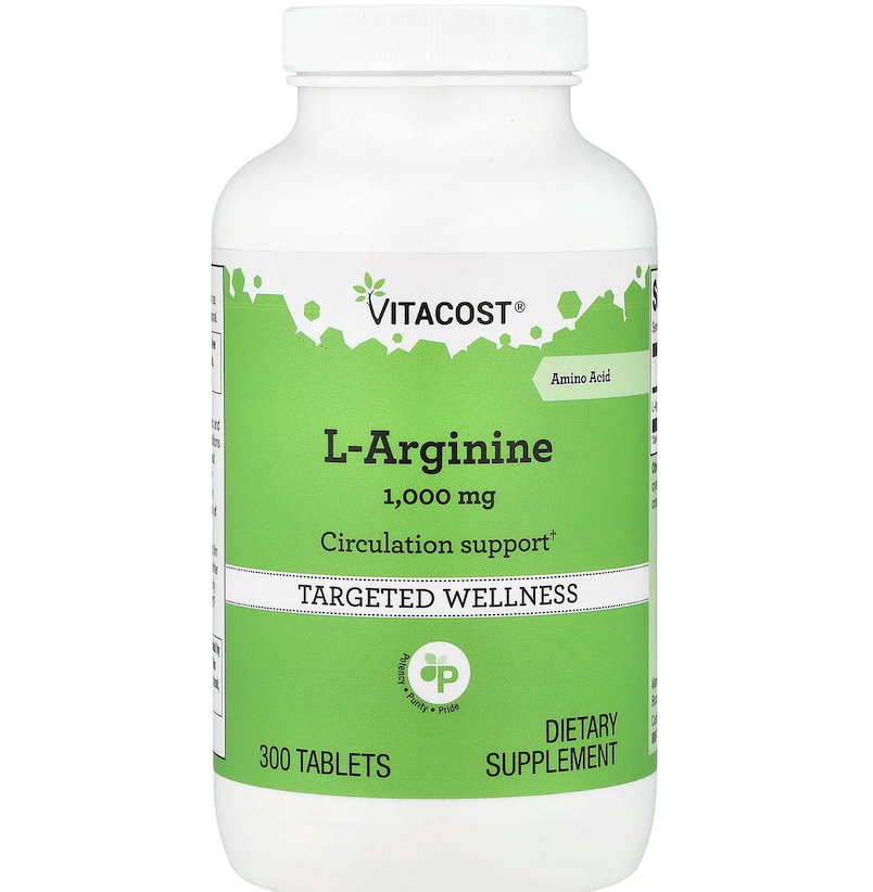 Vitacost 左旋精氨酸 L-Arginine HCL 1000mg 300錠