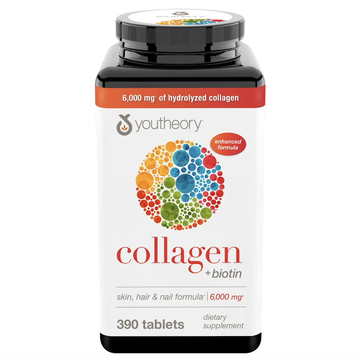 Youtheory 膠原蛋白(第一,二,三型) Collagen Advanced Formula 390錠