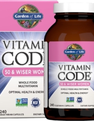 Garden of Life 50 & Wiser Women 50歲以上成熟女性天然維他命240顆（素）