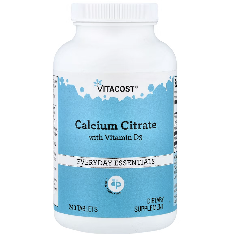 Vitacost Calcium Citrate with D3 檸檬酸鈣+D3 240錠