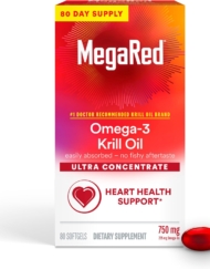 Schiff MegaRed 磷蝦油Omega-3 Krill Oil 750 mg 80膠囊