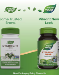 Nature's Way Eyebright 小米草亮眼素 每份量 560mg 100素食膠囊 緩解眼疲勞