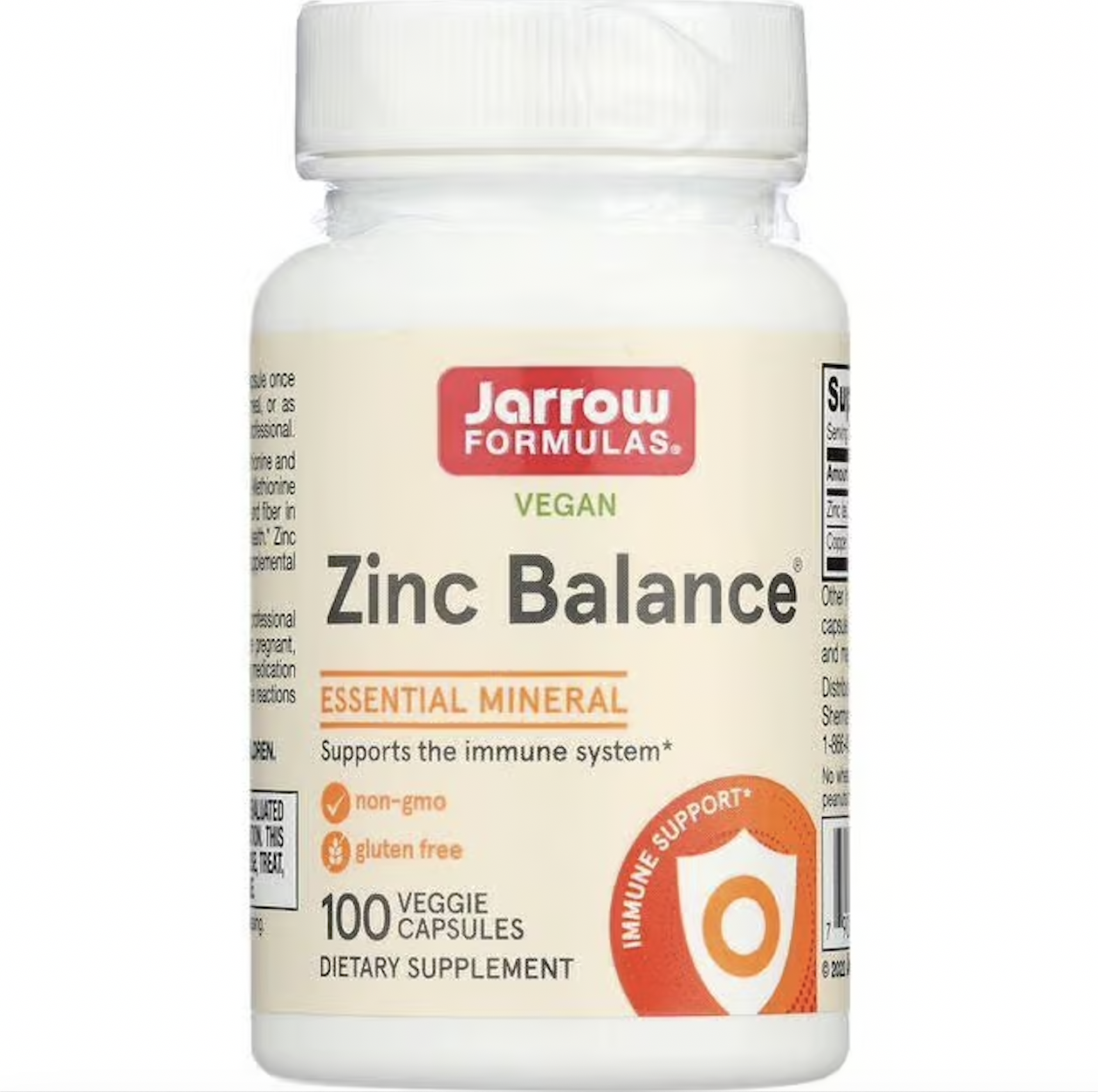 Jarrow Formulas 平衡鋅劑 Zinc Balance 100膠囊