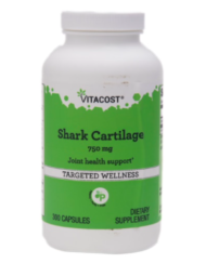 vitacost shark 鯊魚軟骨 cartilage 750mg 300 capsules