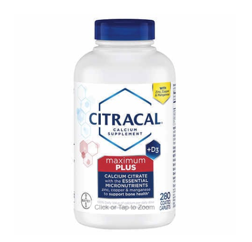 Citracal 檸檬酸鈣 含維他命D3 特強型 280錠
