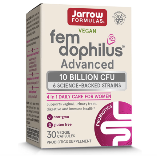 Jarrow Formulas Fem-Dophilus Advance 四合一功效 婦科益生菌 100億 六種菌株 30顆素食膠囊