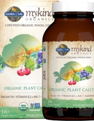 Garden of Life MyKind Organics Organic Plant Calcium 180tab 全食來源有機植物鈣