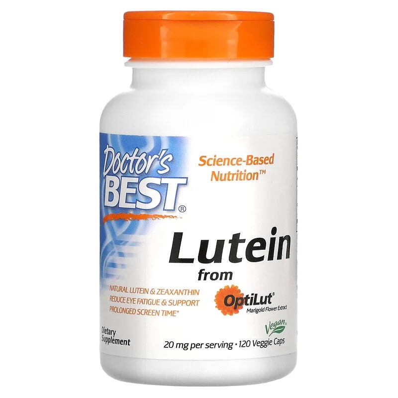 Doctors Best Lutein 葉黃素 OptiLut® 10mg-120素食膠囊